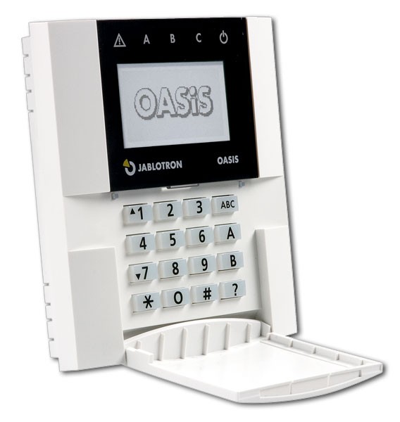 Все Jablotron OASiS JA-81F беспроводная LCD клавиатура видеонаблюдения в магазине Vidos Group