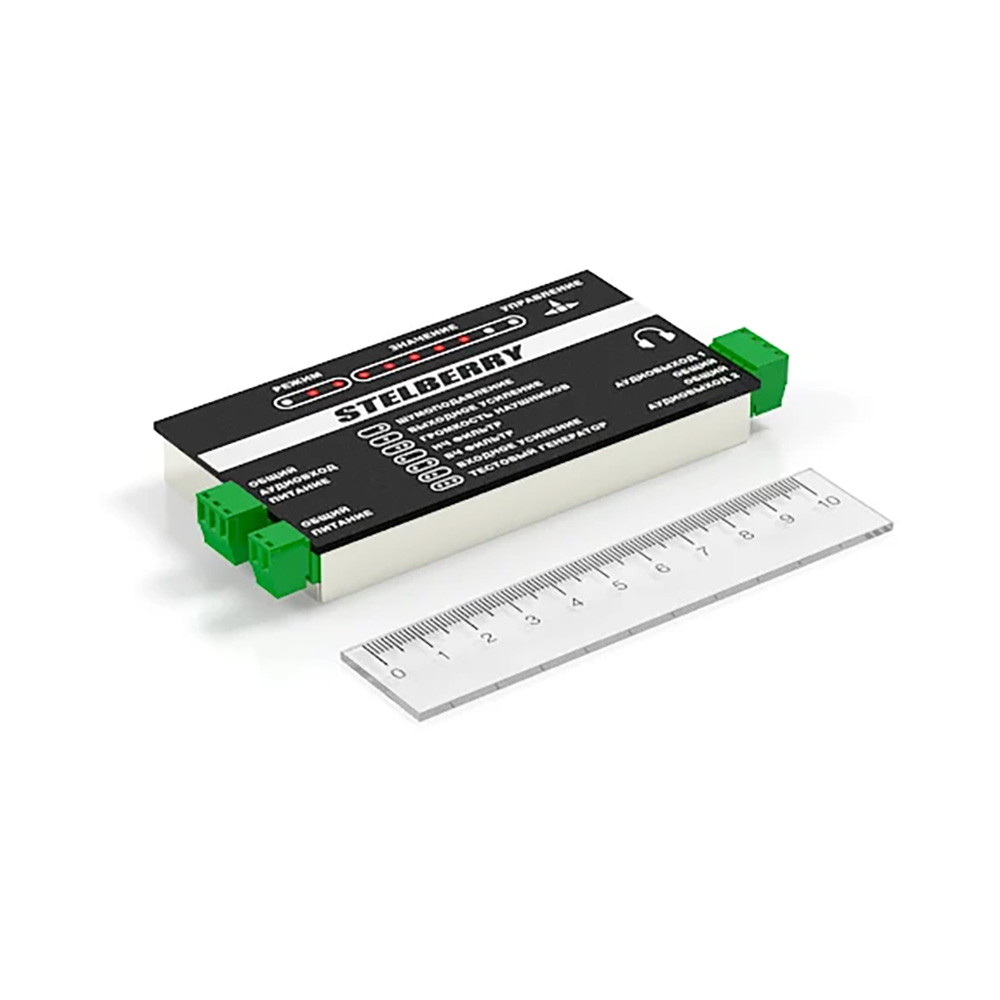 Все Stelberry MX-420 аудиомикшер цифровой 4-х канальный видеонаблюдения в магазине Vidos Group