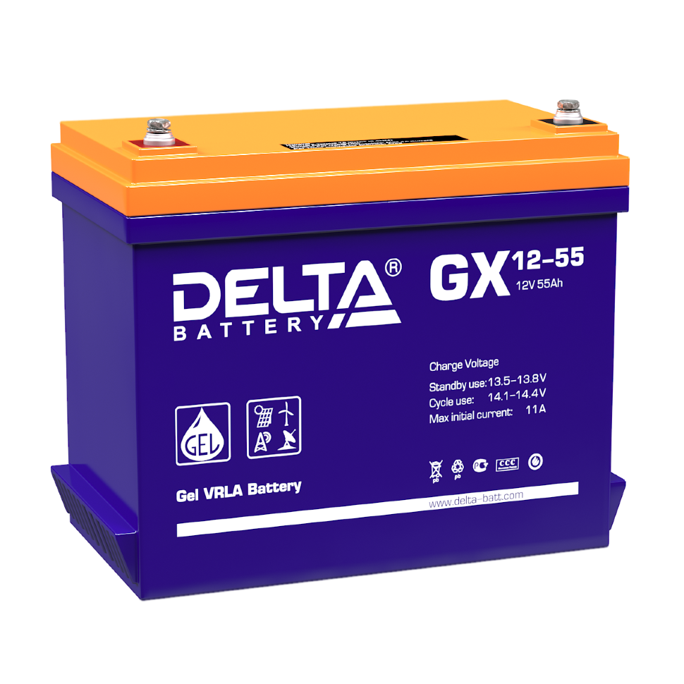 DELTA battery GX 12-55