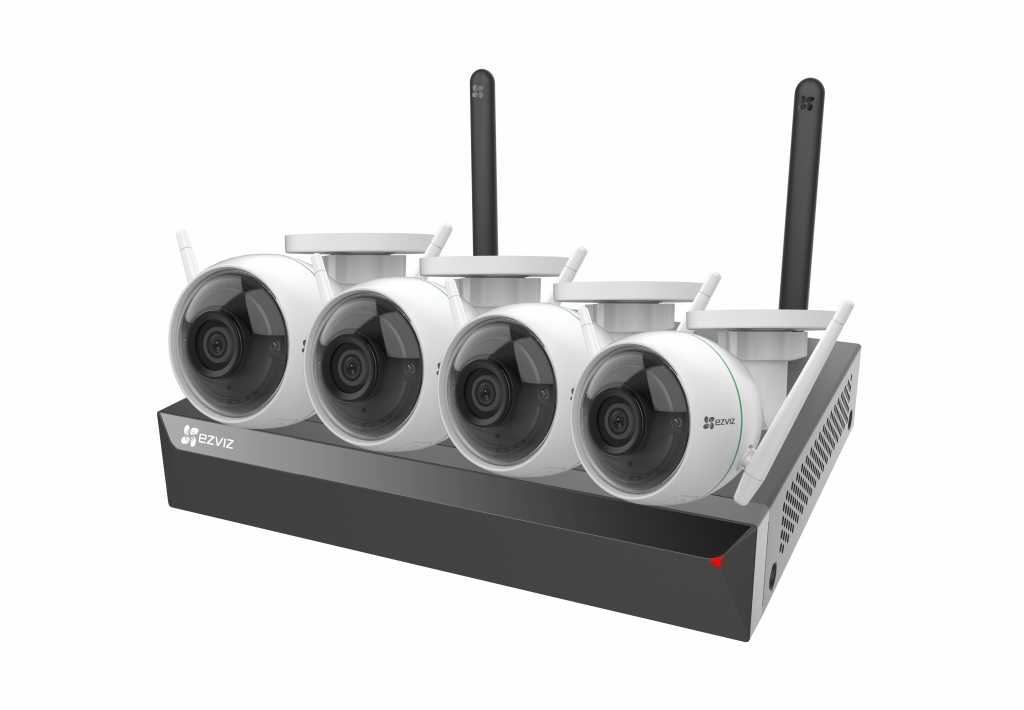 Все Ezviz 4CH CS-BW3424B0-E40 (WiFi) комплект видеонаблюдения в магазине Vidos Group
