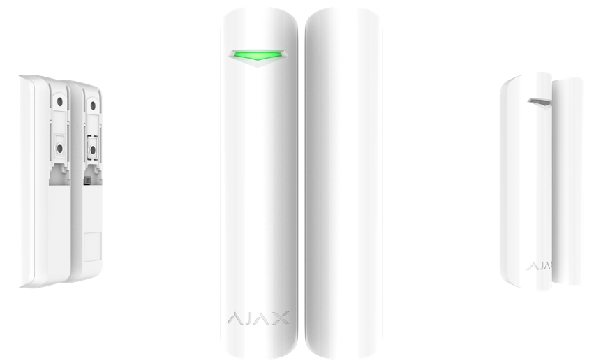 Все Ajax DoorProtect Plus (W) датчик открытия двери видеонаблюдения в магазине Vidos Group