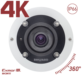 Панорамная IP камера Fisheye Beward BD3990FLM