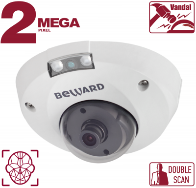Купольная IP камера Beward B2530DMR