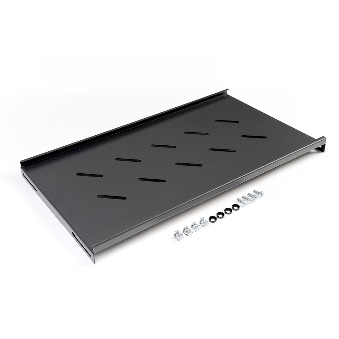 MR-TCS-PW-450-BK Полка 19" перфорированная для настенных шкафов серии TWC глубиной 450 мм, до 45 кг,