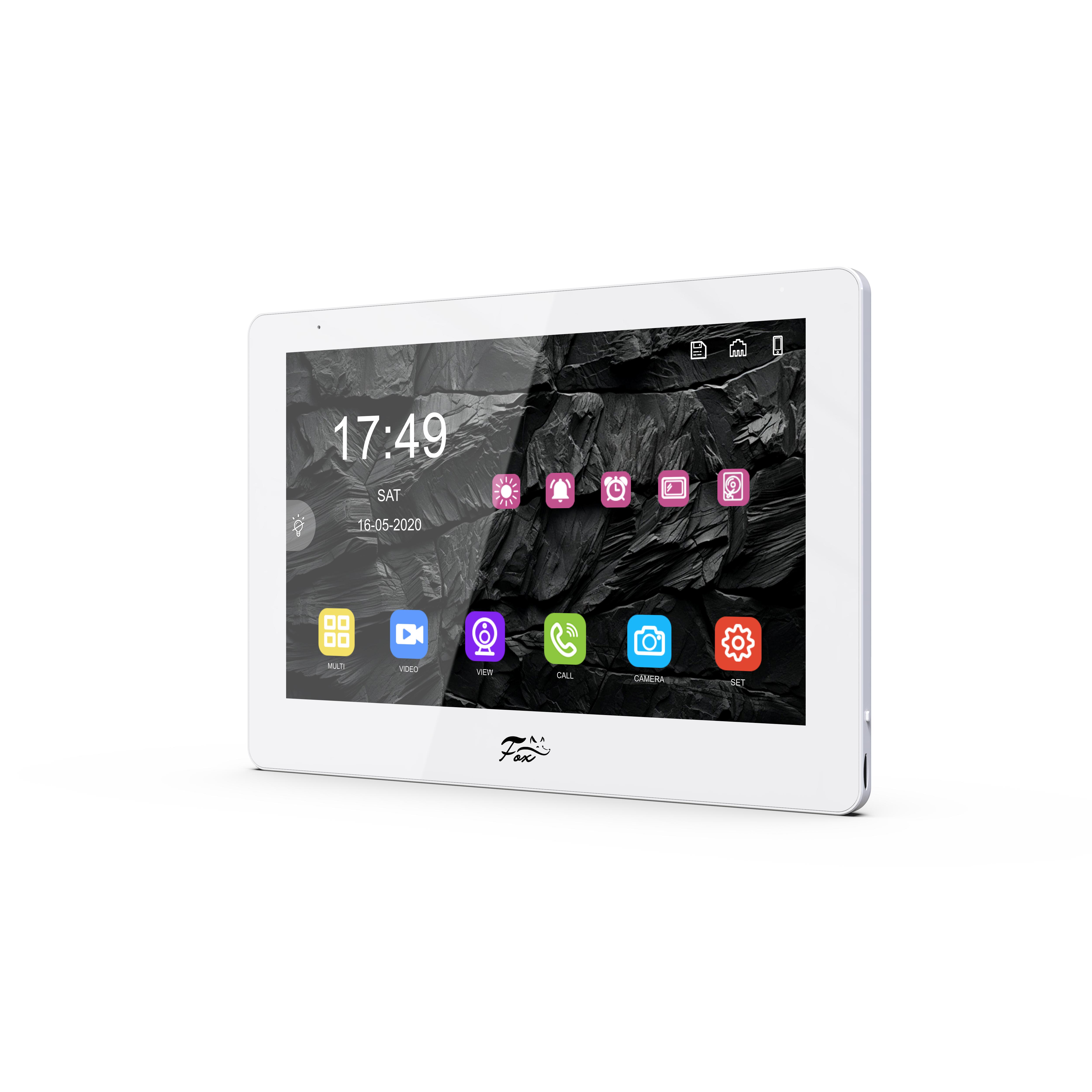 Все Fox FX-IVD800HBW (КАССИОПЕЯ 8W) гибридный MHD/IP-домофон  видеонаблюдения в магазине Vidos Group