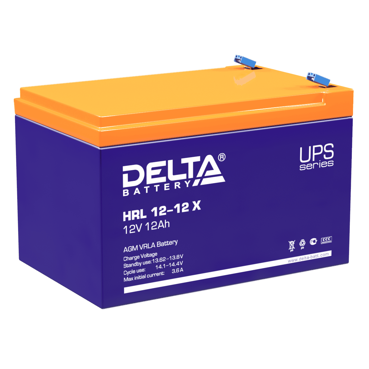 Батареи DELTA HRL 12-12 X