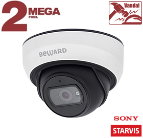 Купольная IP камера Beward SV2012DBS