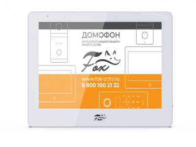Fox FX-IVD100HBW (ТАУ КИТА 10W) IP видеодомофон
