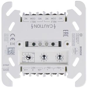 FLM-420-RHV-D Адресный интерфейсный модуль на 2 высоковольтных релейных выхода (230VAC/10A), установка на DIN-рейку Bosch