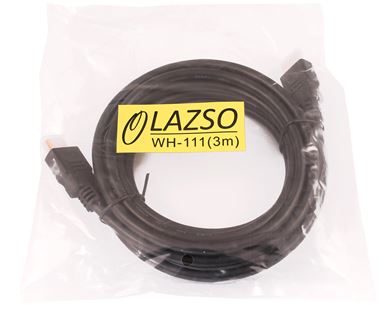 Кабель для передачи сигналов HDMI LAZSO WH-111(3m)