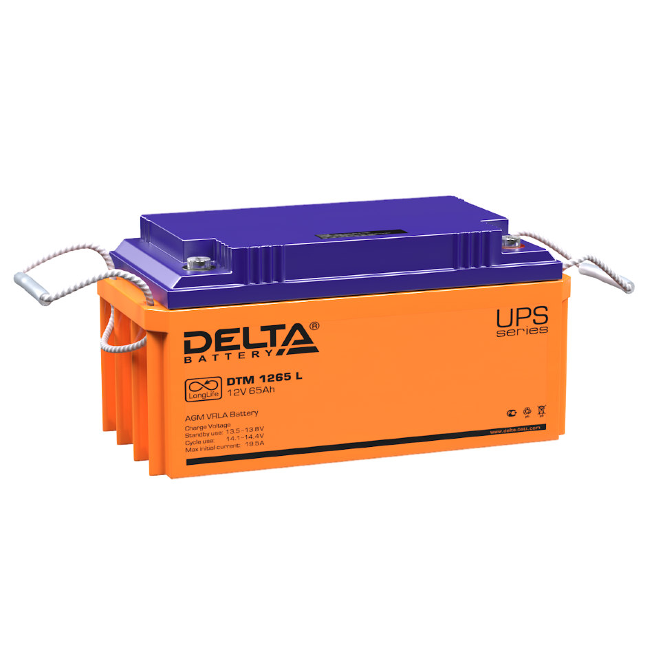 DELTA battery DTM 1265 L