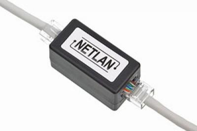 NETLAN EC-UCB-55-UD2-BK-10 Кабельный соединитель RJ45-RJ45 (8P8C), Кат.5e (Класс D), неэкр, черный