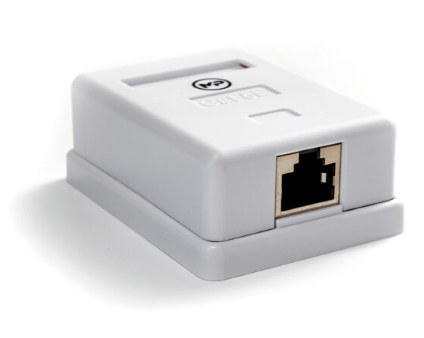 Мирарус MR-CS01-102 Розетка компьютерная RJ-45 (8P8C), категория 5e, экранированная, одинарная, внешняя, Dual IDC