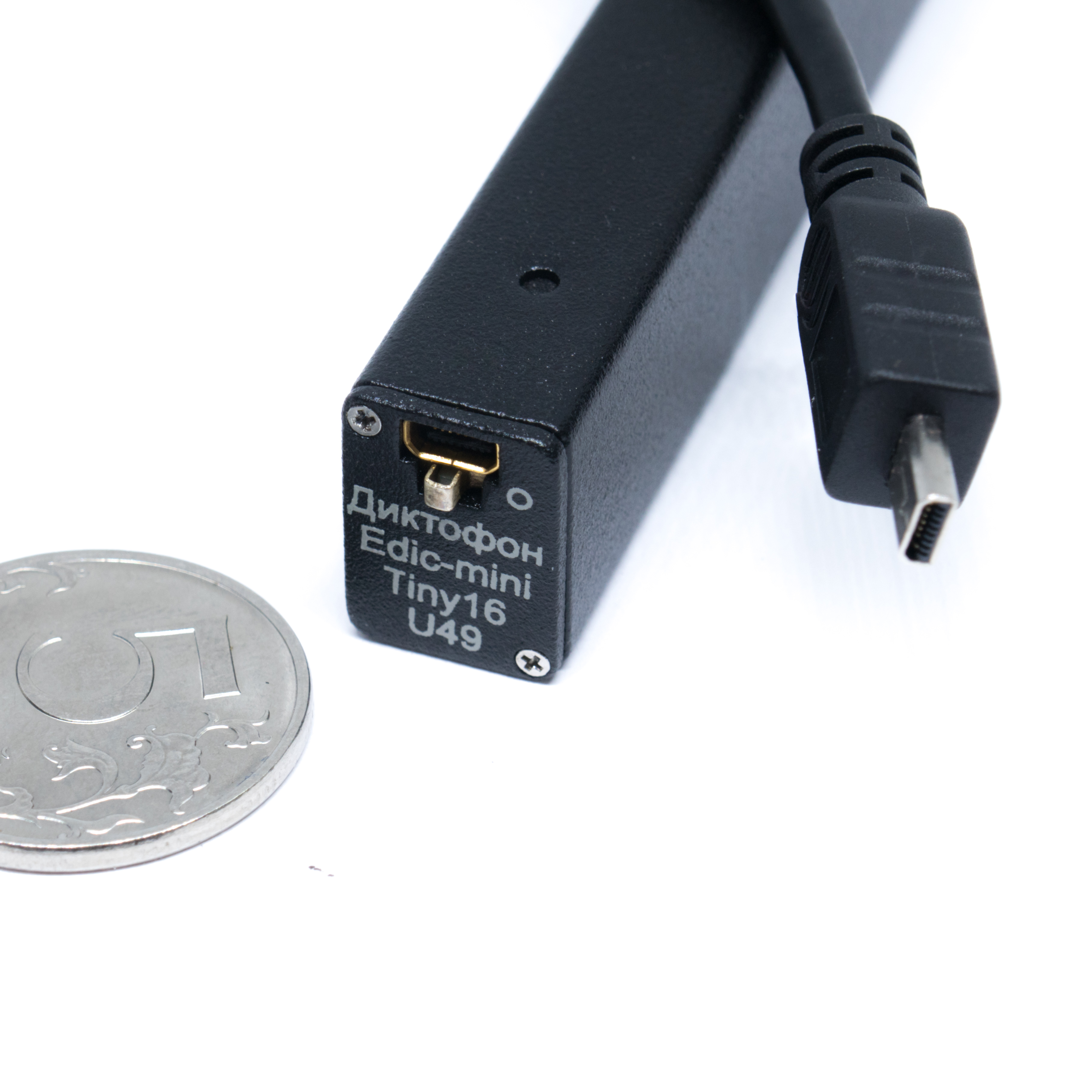 Все ТС Edic-mini TINY16 U49 Цифровой диктофон  видеонаблюдения в магазине Vidos Group