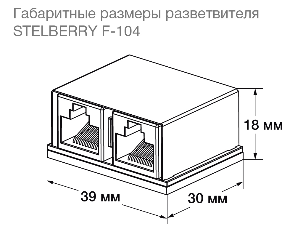 Все Разветвитель на 4 разъёма F-104 Stelberry видеонаблюдения в магазине Vidos Group