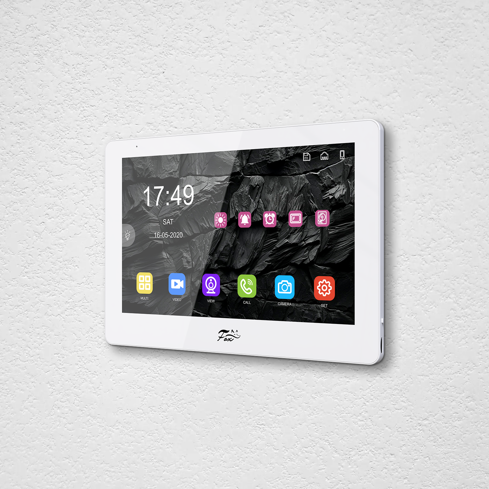 Все Fox FX-IVD800HBW (КАССИОПЕЯ 8W) гибридный MHD/IP-домофон  видеонаблюдения в магазине Vidos Group