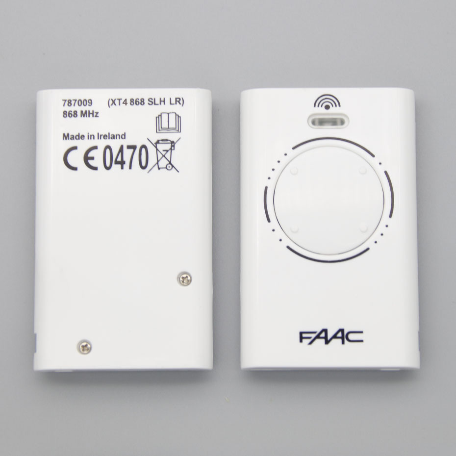 Все FAAC XT2 868 SLH LR (Черный) пульт 2-х канальный видеонаблюдения в магазине Vidos Group