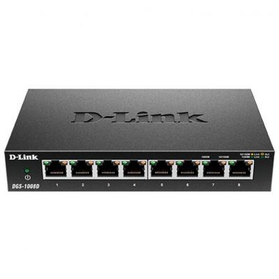 D-Link DGS-1008D/J3A коммутатор 8 портов