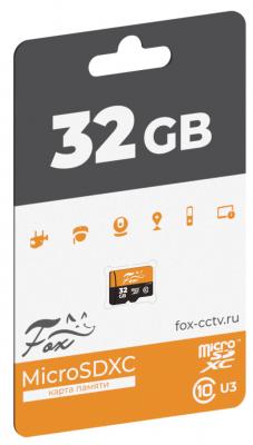 Fox Флеш карта microSDHC 32Gb Class 10 U1
