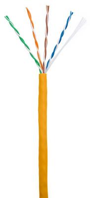 NETLAN EC-UU004-5E-LSZH-OR-1 Кабель U/UTP 4 пары, Кат.5e (Класс D), 100МГц, одножильный, BC