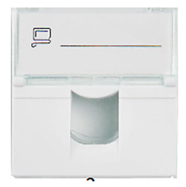 Мирарус MR-FP02-011 Вставка 45x45 (Mosaic) для 1 модуля формата Keystone Jack