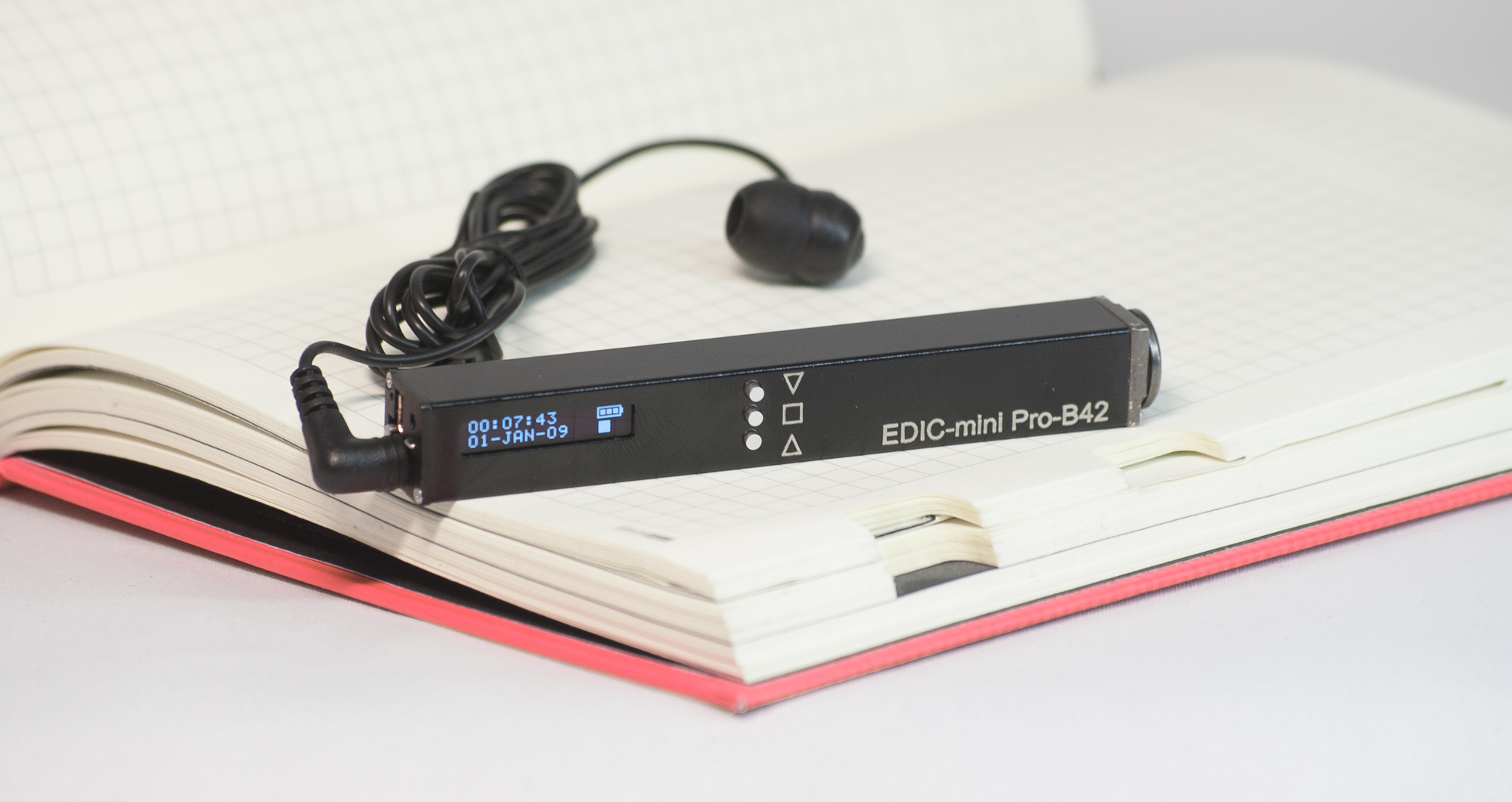Все ТС Edic-mini PRO B42-300h диктофон цифровой видеонаблюдения в магазине Vidos Group