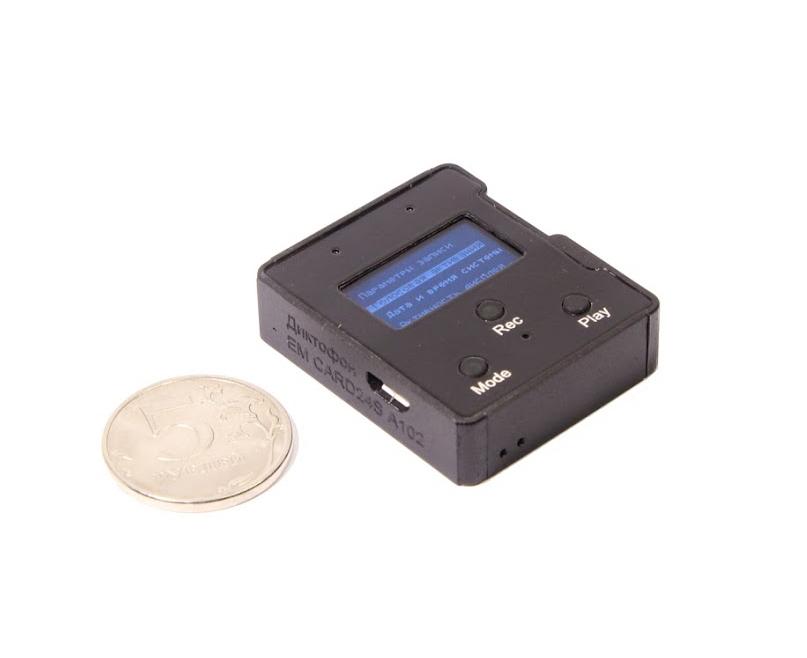 Все ТС Edic-mini CARD24S модель A102 диктофон цифровой видеонаблюдения в магазине Vidos Group