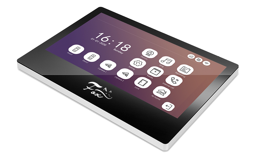 Все Fox FX-HVD100F (МАЛАХИТ 10B) AHD 2.0 видеодомофон видеонаблюдения в магазине Vidos Group