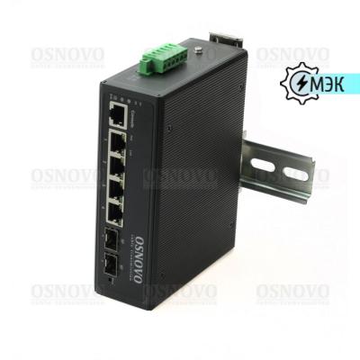 OSNOVO SW-80402-IL(port 90W,360W) промышленный управляемый PoE коммутатор c 4 портами 90W и общей мощностью 360W