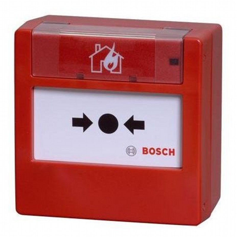 FMC-420RW-GSRRD Адресный ручной пожарный извещатель серии FMC-420RW, внутренний, накладной, красный, пластиковая вставка Bosch