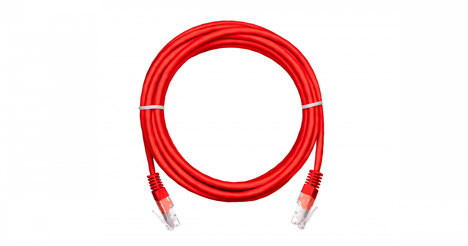 NETLAN EC-PC4UD55B-BC-PVC-050-RD-10 коммутационный шнур