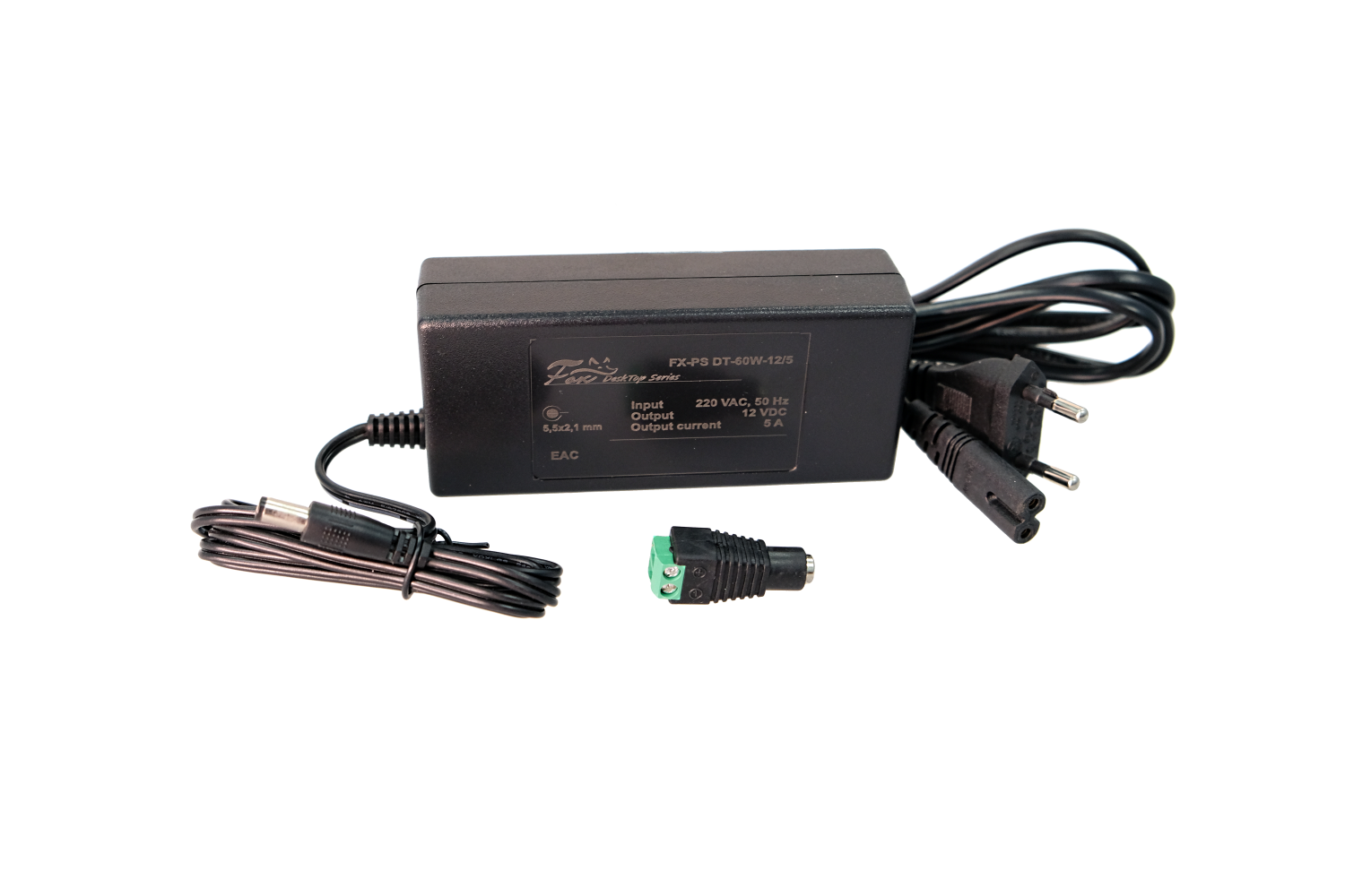Все Fox FX-PS DT-60W-12/5 блок питания видеонаблюдения в магазине Vidos Group