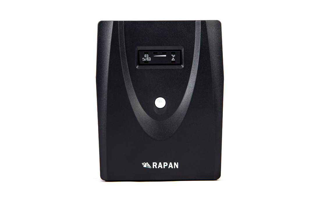 Все БАСТИОН RAPAN UPS-1500 источник питания 220В 1500ВА/900Вт меандр с АКБ 2х7Ач интерактивный видеонаблюдения в магазине Vidos Group