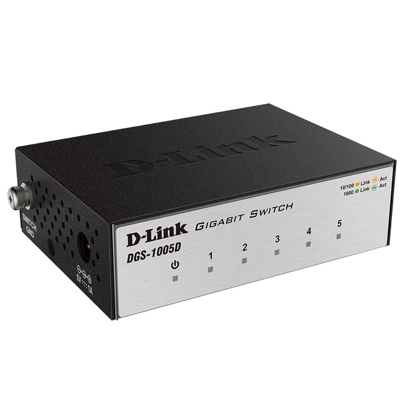 Все D-Link DGS-1005D/I3A Коммутатор видеонаблюдения в магазине Vidos Group