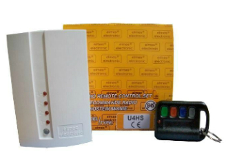Elmes Electronic U4HS комплект 4-канальный: приемник u4hr + 1 четырехкнопочный брелок ch4ht
