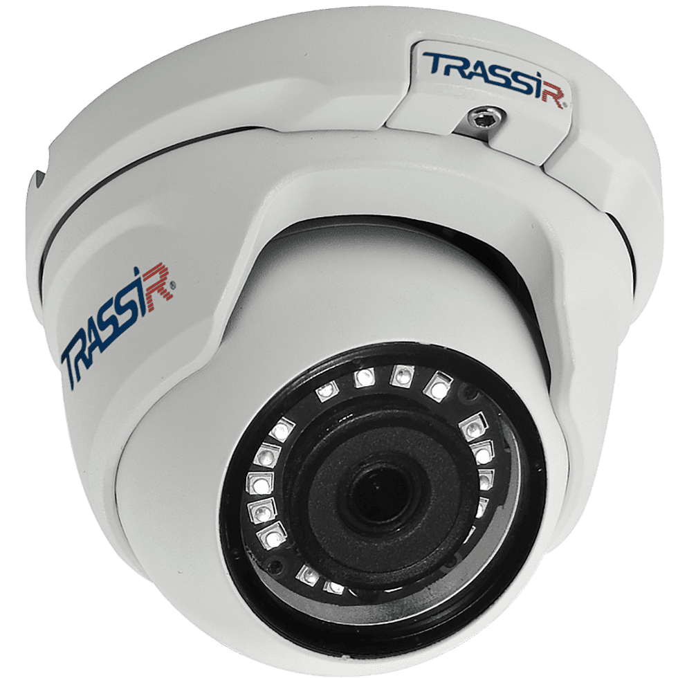 Все TRASSIR TR-D8121IR2 v4 2.8 Миниатюрная вандалозащищенная IP-видеокамера 2Мп видеонаблюдения в магазине Vidos Group