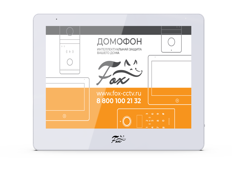 Все Fox FX-IVD100HBW (ТАУ КИТА 10W) IP видеодомофон видеонаблюдения в магазине Vidos Group