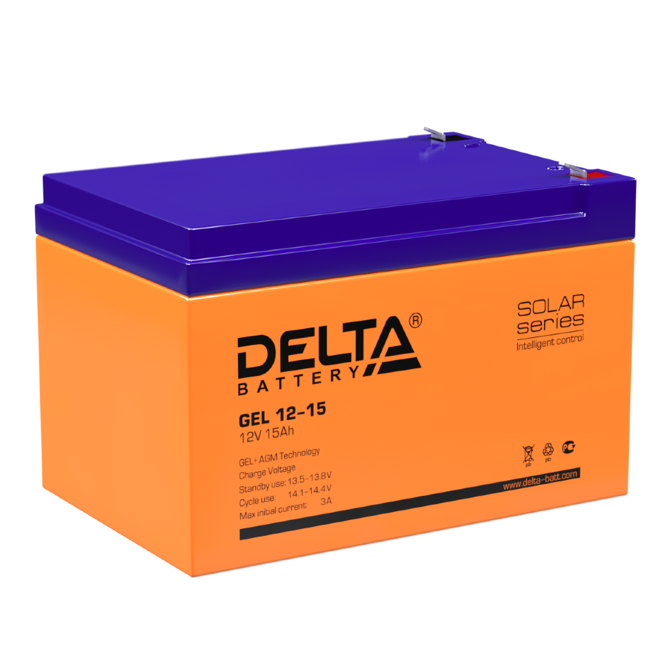 DELTA battery GEL 12-15