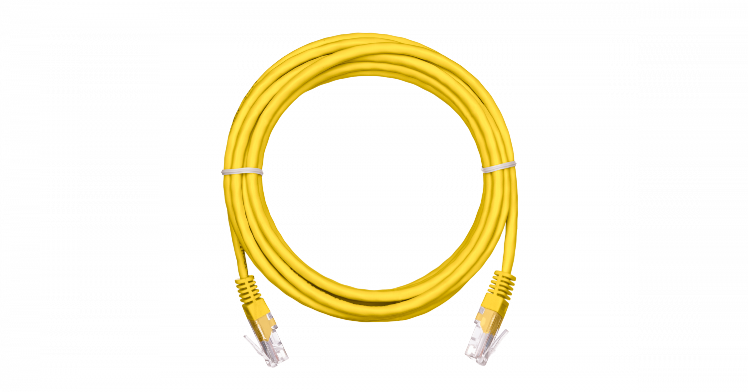 NETLAN EC-PC4UD55B-BC-PVC-030-YL-10 коммутационный шнур