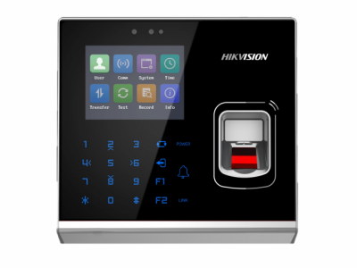 HikVision DS-K1T201AMF терминал доступа со встроенными считывателями Mifare карт и отпечатков пальц
