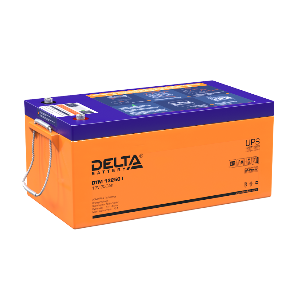 DELTA battery DTM 12250 I универсальная серия аккумуляторов