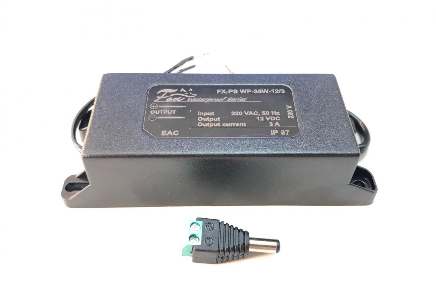 Все Fox FX-PS WP-36W-12/3 блок питания видеонаблюдения в магазине Vidos Group