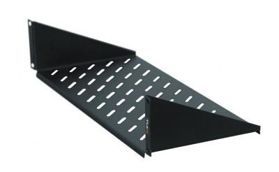 TLK SHFR-400-GY Полка фронтальная, 19", 2U, глубиной 400мм
