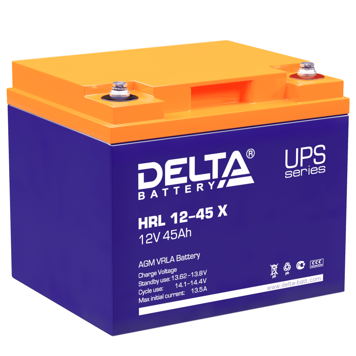 Батареи DELTA HRL 12-45 X