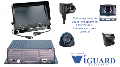 Комплект видеонаблюдения с тепловизором online 4-х канальная линейка