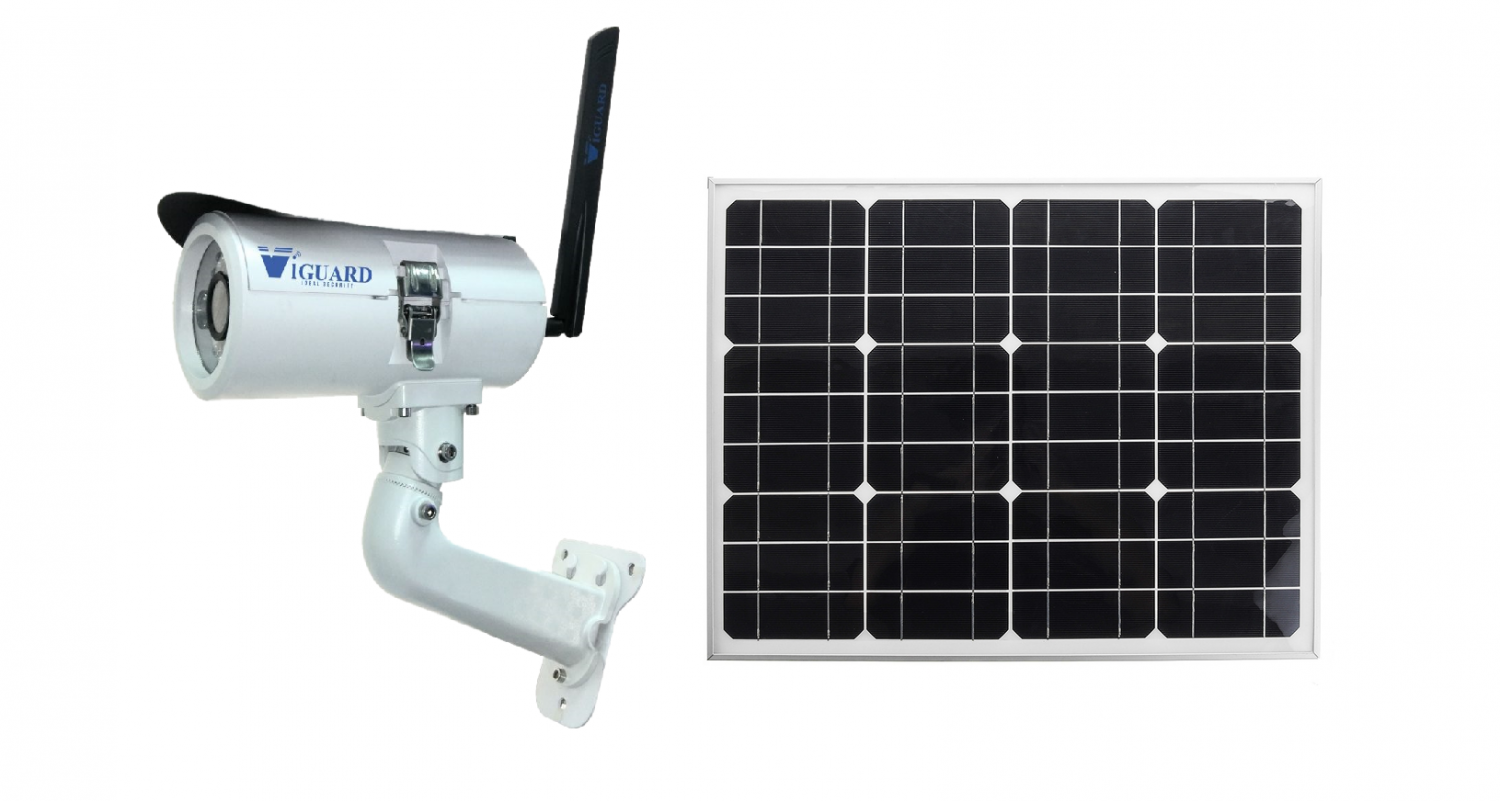 VIGUARD 4G CAM + SOLAR Комплект 4g камера и автономный блок питания на солнечной панели 100Вт