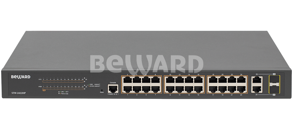 Купить коммутатор ethernet с поддержкой poe beward stw-2422hp