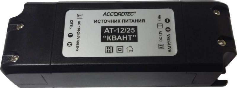 AccordTec АТ-12/25 квАНТ источник электропитания «AccordTec»