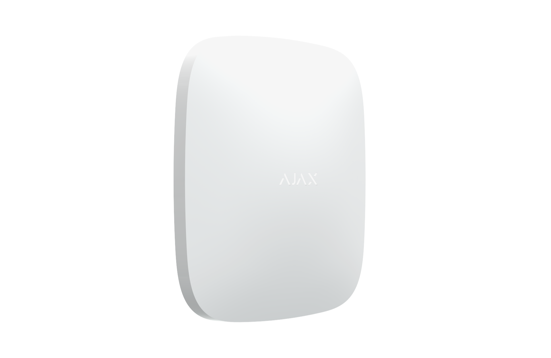 Все Ajax Hub Plus (W) Интеллектуальная централь - 4 канала связи (2SIM, 3G+Ethernet+WiFi) видеонаблюдения в магазине Vidos Group