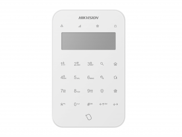 Все AX PRO DS-PK1-LT-WE беспроводная сенсорная клавиатура видеонаблюдения в магазине Vidos Group